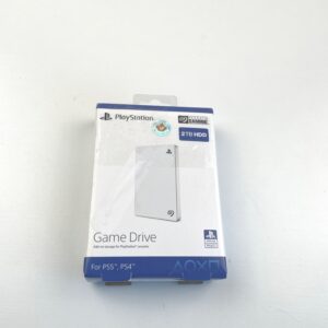 Seagate Game Drive for PS5 2TB External Hard Drive white