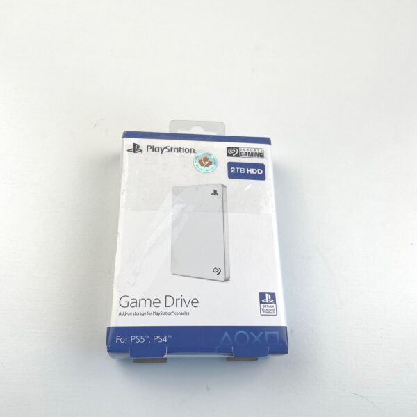 Seagate Game Drive for PS5 2TB External Hard Drive white