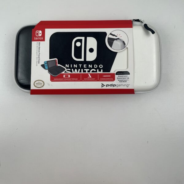 PDP Slim Deluxe Travel Gaming Case: Black & White