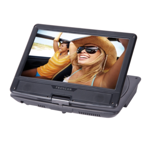 Proscan 10-in Portable DVD Player - Black