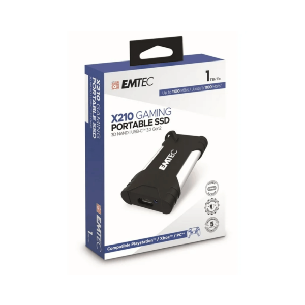 Emtec Portable GAMING SSD 1TB, X210G