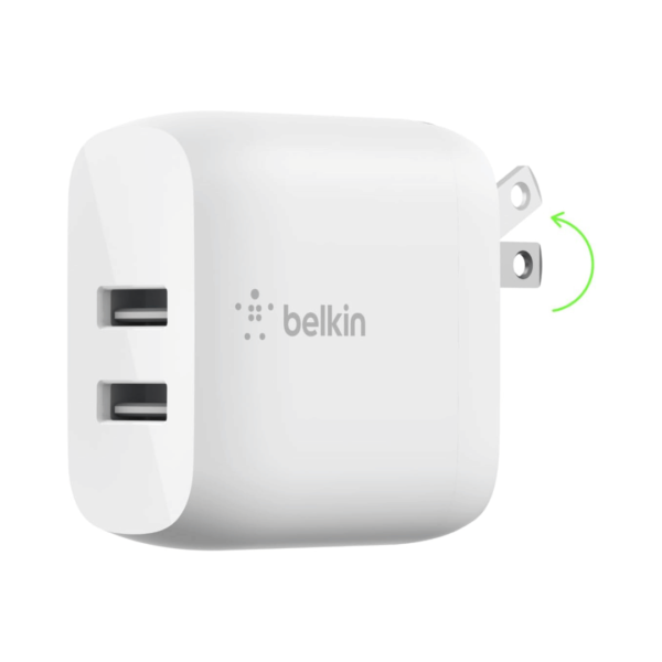 belkin Wall Charger 24W Boost Charge Dual USB-A - Power Adapter