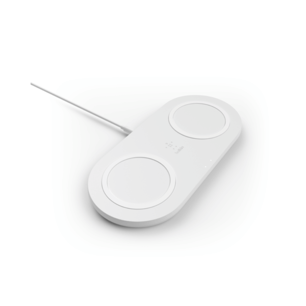 Belkin Wireless Charging Pad Quick Charge Dual - 10W Qi-Certified Charger Pad for iPhone, Samsung, Apple Airpods & More