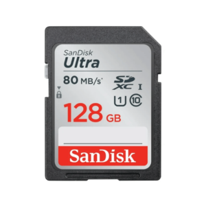 Sandisks Ultra SDXC 128 GB memory card